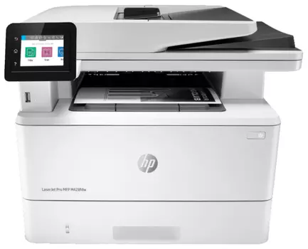 МФУ лазерный HP LaserJet Pro M428fdw, A4, ч/б, 38стр/мин (A4 ч/б), 1200x1200 dpi, дуплекс, ДАПД-50 листов, сетевой, Wi-Fi, USB (W1A30A)