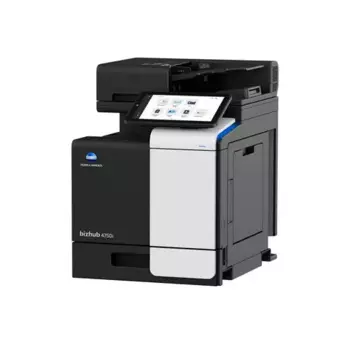 МФУ лазерный Konica Minolta bizhub 4750i, A4, ч/б, 47стр/мин (A4 ч/б), 1200x1200 dpi, дуплекс, ДАПД-80 листов, сетевой, USB, белый/черный, требуется запуск через АСЦ (ACT8021)