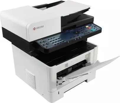 МФУ лазерный Kyocera Ecosys M2040dn, A4, ч/б, 40 стр/мин (A4 ч/б), 1200x1200 dpi, дуплекс, ДАПД-50 листов, сетевой, USB, белый/черный (1102S33AX0) версия с картриджем TK-1178, без кабеля питания