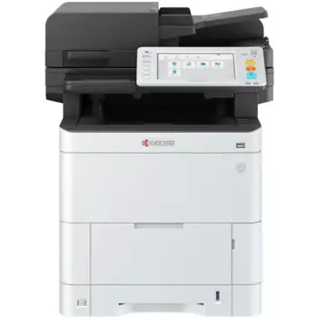 МФУ лазерный Kyocera Ecosys MA4000cifx, A4, цветной, 40 стр/мин (A4 ч/б), 40 стр/мин (A4 цв.), 1200x1200 dpi, дуплекс, ДАПД-100 листов, факс, сетевой, USB, белый/черный (1102Z53NL0)