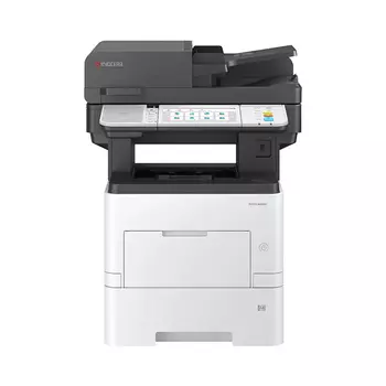 МФУ лазерный Kyocera Ecosys MA4500ifx, A4, ч/б, 45 стр/мин (A4 ч/б), 1200x1200 dpi, дуплекс, ДАПД-75 листов, сетевой, USB, белый/черный (110C103NL0)