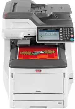 МФУ лазерный OKI MC883dnv, A3, цветной, 35 стр/мин (A4 ч/б), 20 стр/мин (A3 ч/б), 1200x1200 dpi, дуплекс, АПД-100 листов, факс, сетевой, USB, белый, требуется запуск через АСЦ (09006109)