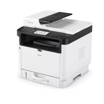 МФУ лазерный Ricoh LE M 320FB, A4, ч/б, 32стр/мин (A4 ч/б), 1200x1200 dpi, дуплекс, ДАПД-35 листов, факс, сетевой, USB (408527)