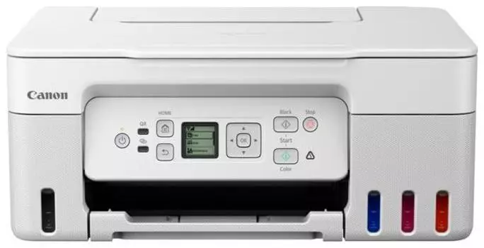 МФУ струйный Canon Pixma G3470, A4, цветной, 11 стр/мин (A4 ч/б), 6 стр/мин (A4 цв.), 4800x1200dpi, Wi-Fi, USB, белый (5805C029)