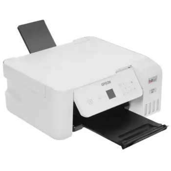 МФУ струйный Epson EcoTank L3266, A4, цветной, 10 стр/мин (A4 ч/б), 5 стр/мин (A4 цв.), 5760x1440dpi, СНПЧ, Wi-Fi, USB, белый (C11CJ66416)
