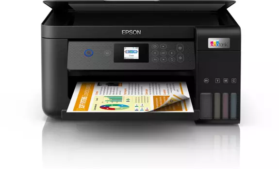 МФУ струйный Epson EcoTank L4260, A4, цветной, 33 стр/мин (A4 ч/б), 15 стр/мин (A4 цв.), 5760x1440dpi, дуплекс, СНПЧ, Wi-Fi, USB, черный (C11CJ63412/C11CJ63415/C11CJ63515)