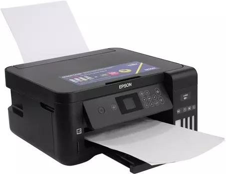 МФУ струйный Epson L4160, A4, цветной, 33стр/мин (A4 ч/б), 15стр/мин (A4 цв.), 5760x1440dpi, дуплекс, СНПЧ, Wi-Fi, USB (C11CG23403)