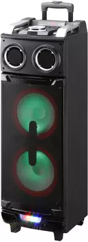 Мидисистема Supra, 180 Вт, караоке, FM, USB, Bluetooth, черный (SMB-980)