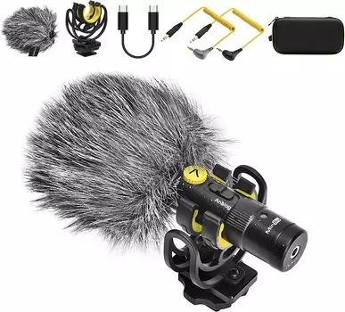 Микрофон 7RYMS MinBo M1, конденсаторный, черный (MinBo M1)