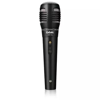 Микрофон BBK CM114, динамический, черный (CM114)