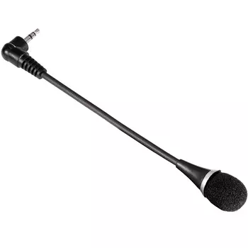 Микрофон Hama Notebook, черный (H-57152)