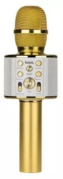 Микрофон HOCO BK3, конденсаторный, золотистый (6957531065777)