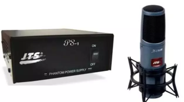 Микрофон JTS JS-1TUBE/PS-9 , конденсаторный, синий (JS-1TUBE/PS-9 )