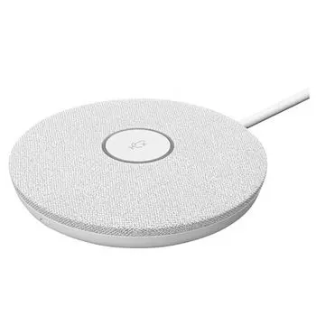 Микрофон проводной Logitech Mic Pod, настольный, белый (952-000038)