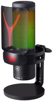 Микрофон Redragon Fenris GM301, конденсаторный, черный (72230)