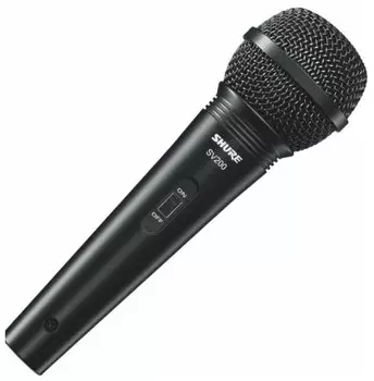 Микрофон SHURE SV200-A, динамический, черный (SV200-A)