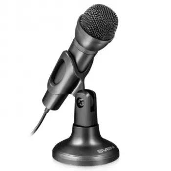 Микрофон Sven MK-500, динамический, черный (SV-019051)