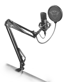 Микрофон Trust GXT 252+ Emita Plus, конденсаторный, черный (22400)