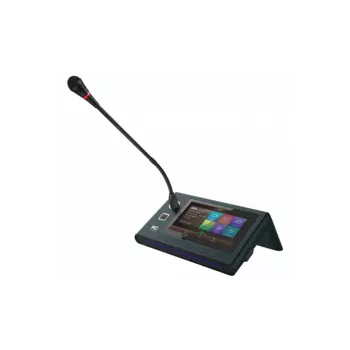Микрофонная консоль переводчика ITC TS-0210, со встроенным цифровым цветным сенсорным экраном, черный (TS-0210)