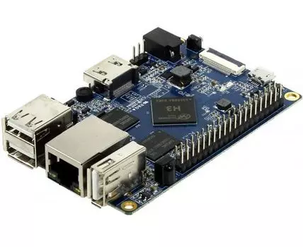 Микрокомпьютер Orange Pi PC, Allwinner H3 1.6 ГГц, 1 Гб DDR3, LAN, HDMI (40832)
