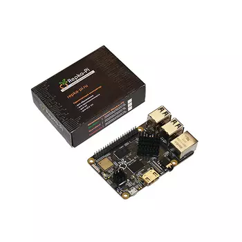 Микрокомпьютер Repka Pi 3, Allwinner H5 1.4 ГГц, 1Gb DDR3, LAN, WiFi, 4xUSB 2.0, HDMI, Linux, черный (876661220)