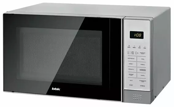 Микроволновая печь BBK 20MWG-736S/BS 20л, 700Вт, черный/серебристый (20MWG-736S/BS)