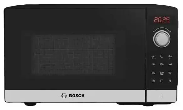 Микроволновая печь Bosch FEL023MS2 20 л, 800 Вт, гриль, черный (FEL023MS2)