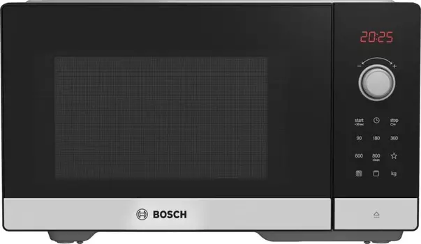 Микроволновая печь Bosch FEL053MS1 25 л, 800 Вт, гриль, нержавеющая сталь (FEL053MS1)