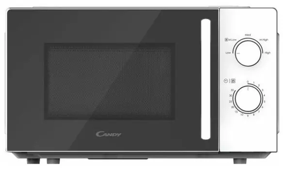 Микроволновая печь Candy CMW20SMWLI-07 20 л, 700 Вт, белый/черный (CMW20SMWLI-07)