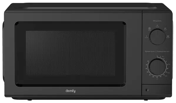 Микроволновая печь DOMFY 19 л, 700 Вт, черный (DSB-MW101)