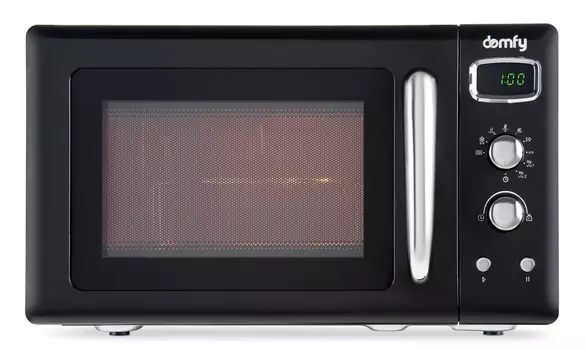Микроволновая печь DOMFY DSB-MW104 23 л, 800 Вт, гриль, черный (DSB-MW104)