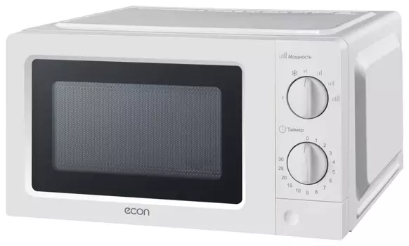 Микроволновая печь ECON ECO-2030M 20 л, 700 Вт, белый (1292371)