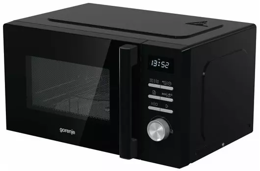 Микроволновая печь GORENJE SOLO MO20A4BH 20 л, 800 Вт, гриль, черный (MO20A4BH)