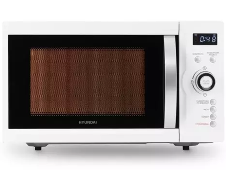 Микроволновая печь Hyundai HYM-D3007 23 л, 800 Вт, белый/черный (HYM-D3007)