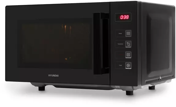 Микроволновая печь Hyundai HYM-D3008 23 л, 800 Вт, черный (HYM-D3008)