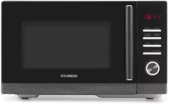Микроволновая печь Hyundai HYM-D3012 25 л, 900 Вт, черный (HYM-D3012)