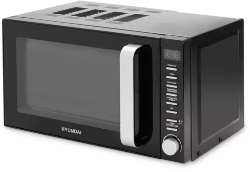 Микроволновая печь Hyundai HYM-D3034 20 л, 700 Вт, черный/хром (HYM-D3034)