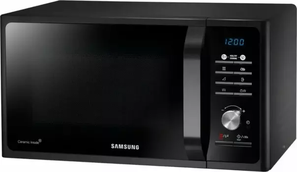 Микроволновая печь Samsung MG23F301TAK 23 л, 800 Вт, гриль, черный/серебристый (MG23F301TAK/OL)