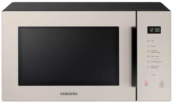 Микроволновая печь Samsung MG30T5018CF 30л, 900Вт, гриль, бежевый (MG30T5018CF)