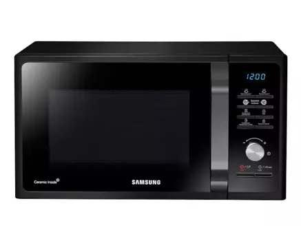 Микроволновая печь Samsung MS23F302TAK/BW 23 л, 800 Вт, черный (MS23F302TAK/BW)