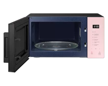Микроволновая печь Samsung MS23T5018AP/BW 23л, 800Вт, розовый (MS23T5018AP/BW)