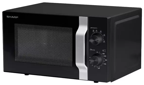Микроволновая печь Sharp R2300RK 20л, 20Вт, черный (R2300RK)