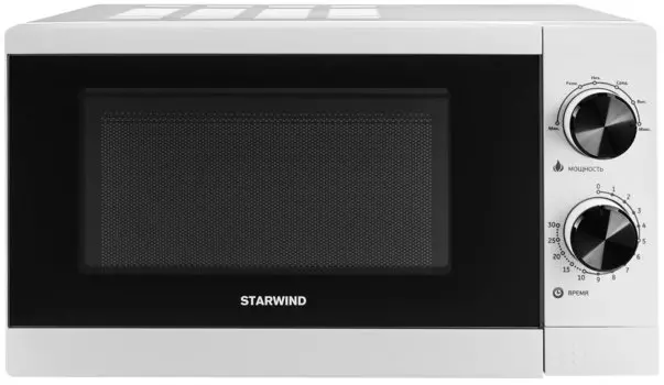 Микроволновая печь Starwind SMW4020 20 л, 700 Вт, белый (SMW4020)