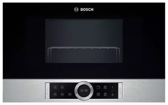 Микроволновая печь встраиваемая Bosch BEL634GS1 21 л, 900 Вт, гриль, черный