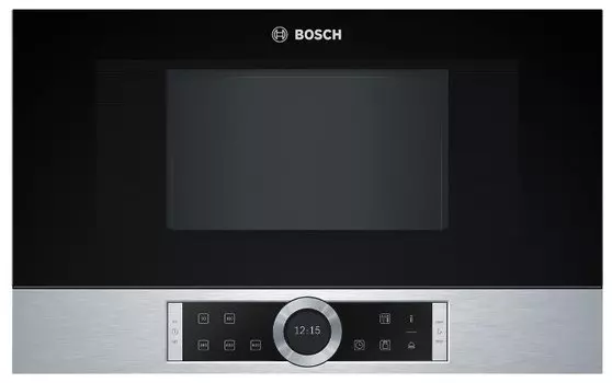 Микроволновая печь встраиваемая Bosch BFL634GS1 21л, 900Вт, черный