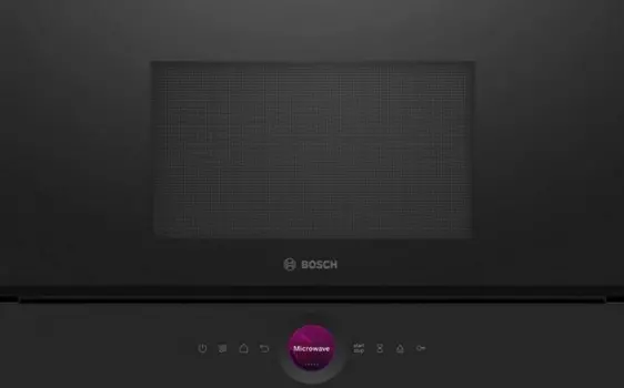 Микроволновая печь встраиваемая Bosch Serie 8 BEL7321B1 21 л, 900 Вт, гриль, черный (BEL7321B1)