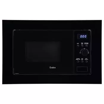 Микроволновая печь встраиваемая EVELUX MW 20 B 20 л, 1.05 кВт, гриль, черный (EVELUX MW 20 B)