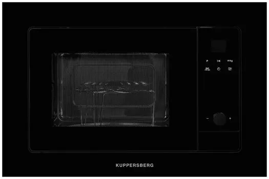 Микроволновая печь встраиваемая Kuppersberg HMW 655 B 18 л, 1 кВт, гриль, черный (HMW 655 B)