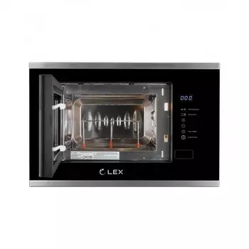 Микроволновая печь встраиваемая LEX BIMO 20.01 IX 20л, 700Вт, гриль, черный (CHVE000002)
