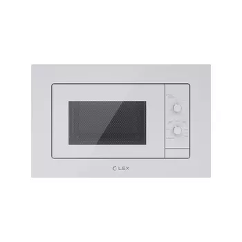 Микроволновая печь встраиваемая LEX BIMO BIMO 20.04 WH 20 л, 700 Вт, гриль, белый (CHVE000016)